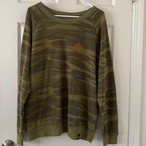 Preown Mens Size Large Sweatshirt brand 11 Six camouflage